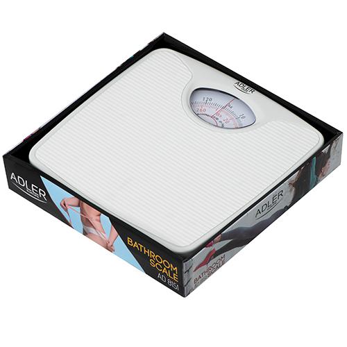 Adler AD 8151W personal scale Rectangle White Mechanical personal scale