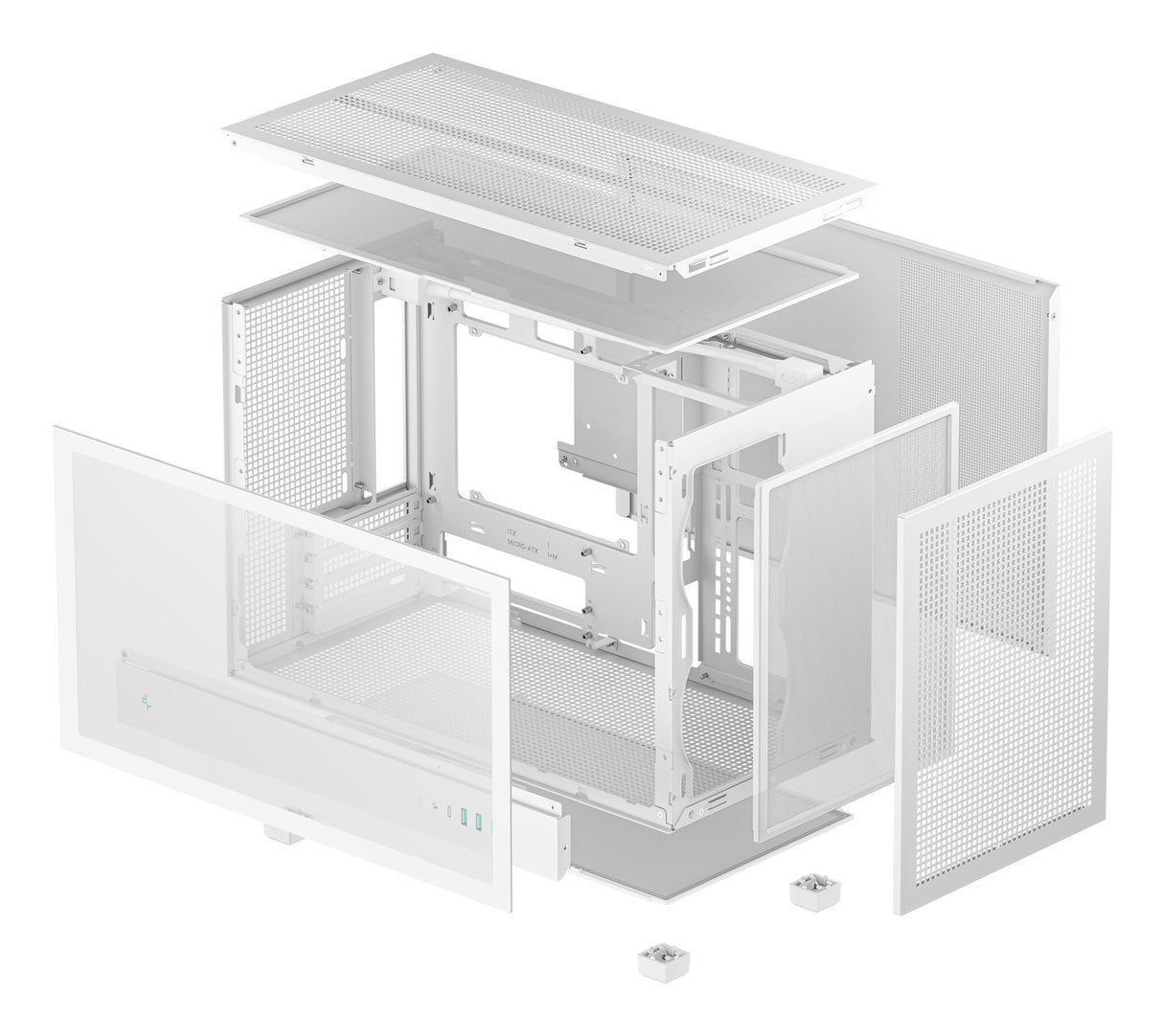 DeepCool CH260 WH Micro Tower Hvid