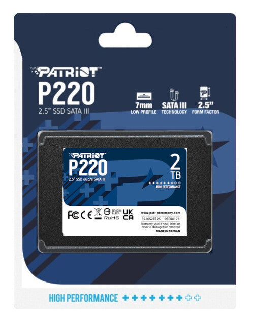 Patriot Memory P220 2TB 2.5" Serial ATA III