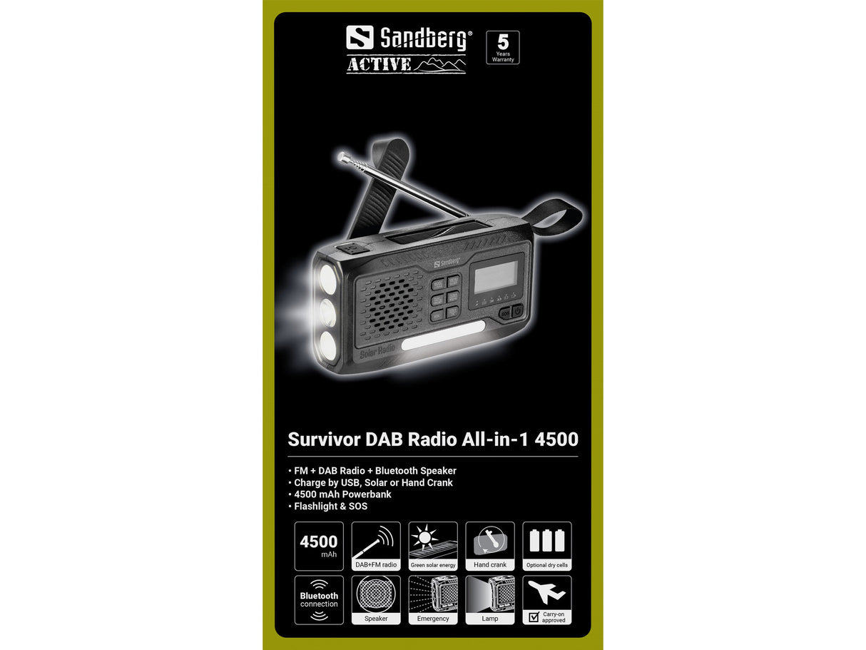 Sandberg 421-17 radio Analog & digital Sort