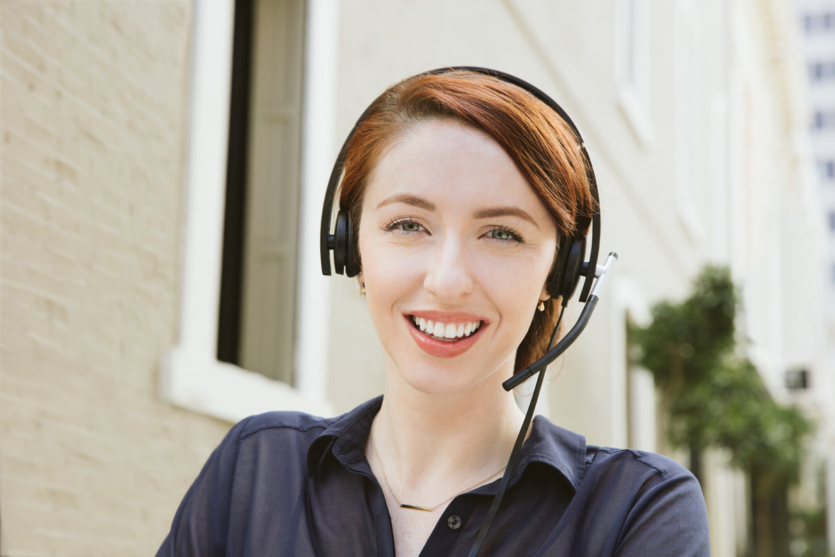 Logitech H650E Headset Ledningsført Kontor/Callcenter USB Type-A Sort, Sølv
