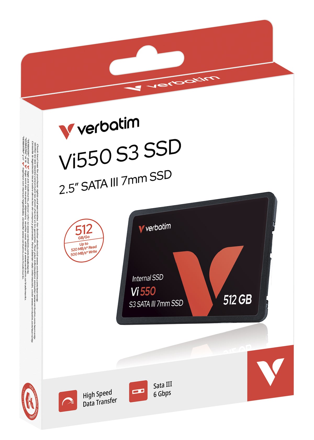 Verbatim SSD Vi550 512GB 2.5 SATA-600