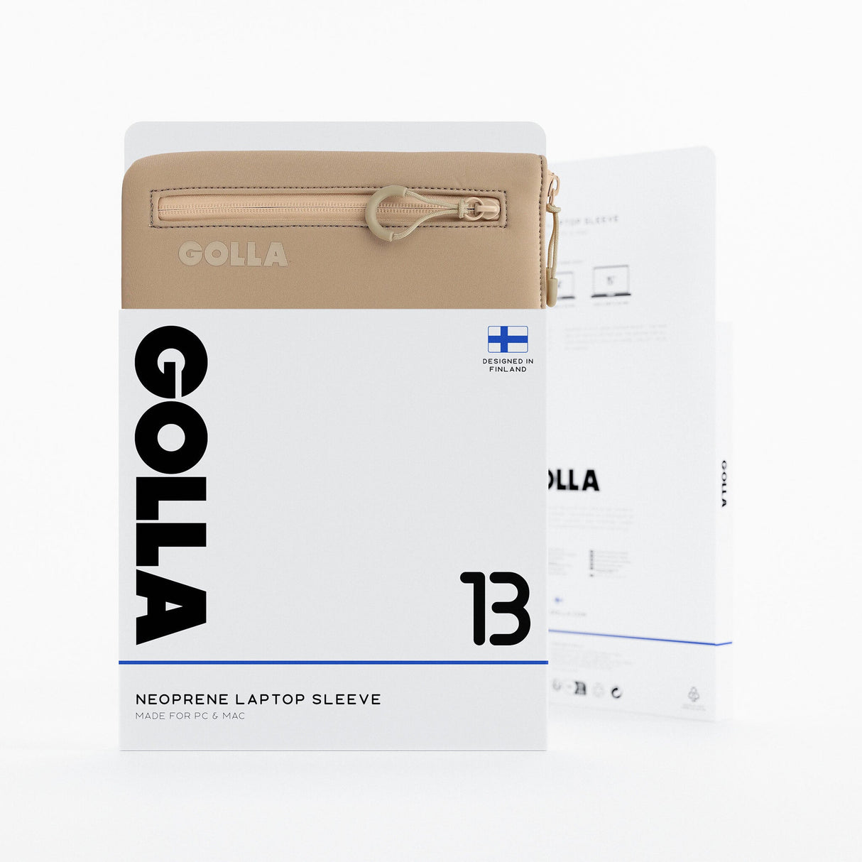 Golla 601659 taske og etui til laptop 33 cm (13") Cappuccino