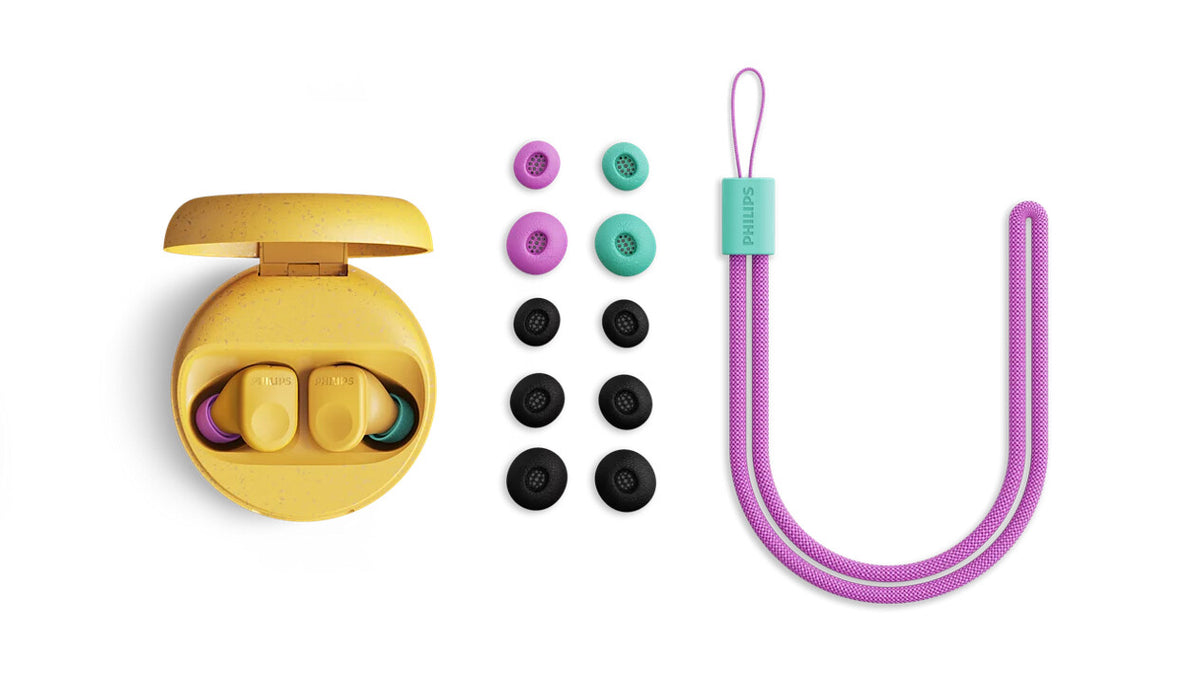 Philips TAMS3 - The Buds - In-ear hovedtlf. - gul