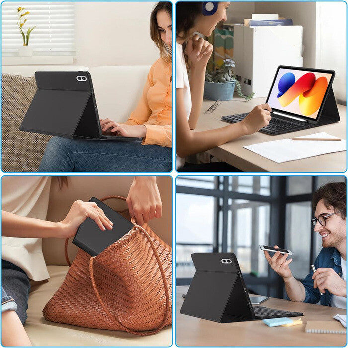 Tech-Protect SC Pen Case til Xiaomi Poco Pad M1 / Redmi Pad 2 Pro 12.1 - sort