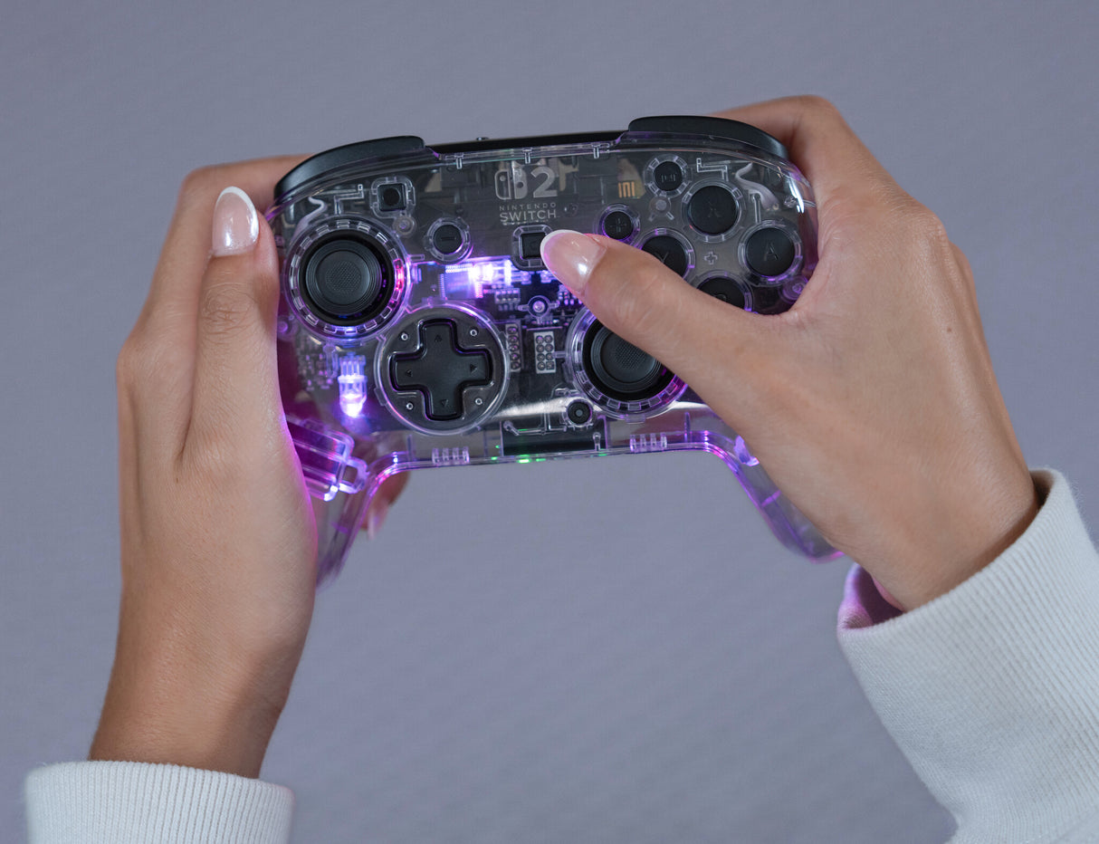 Turtle Beach TBC-8104-95 spil-controller Gennemsigtig USB Gamepad Nintendo Switch, Nintendo Switch 2, Nintendo Switch Lite, Nintendo Switch OLED