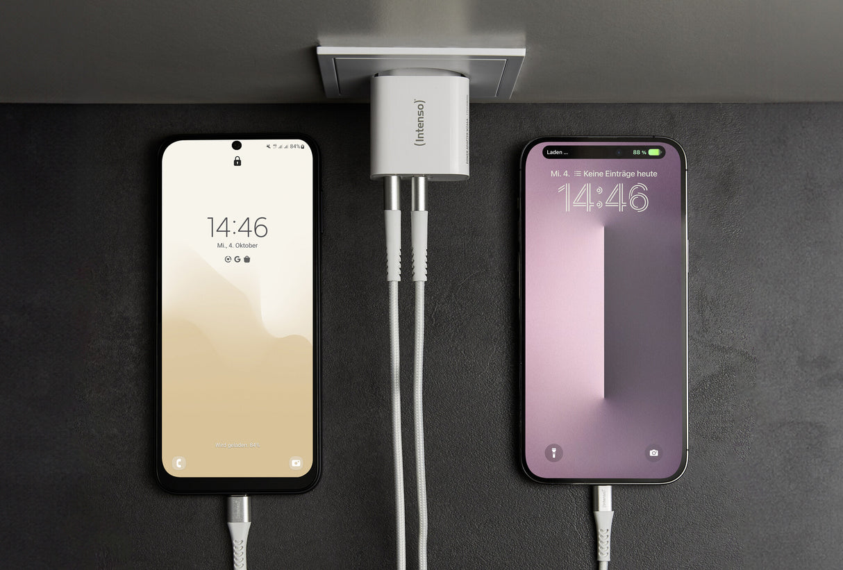 Intenso POWER ADAPTER 2XUSB-A/7802412 strømadapter og vekselret Indendørs 24 W Hvid