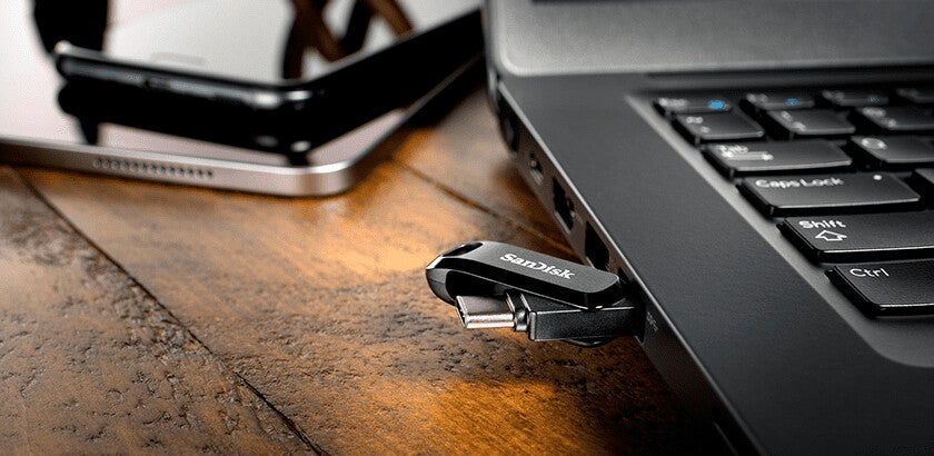 SanDisk Ultra Dual Drive Go USB-nøgle 64 GB USB Type-A / USB Type-C 3.2 Gen 1 (3.1 Gen 1) Sort
