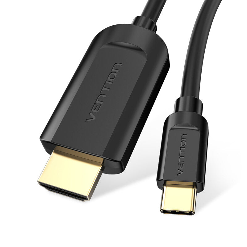 Vention CGUBG videokabel adapter 1,5 m USB Type-C HDMI Sort