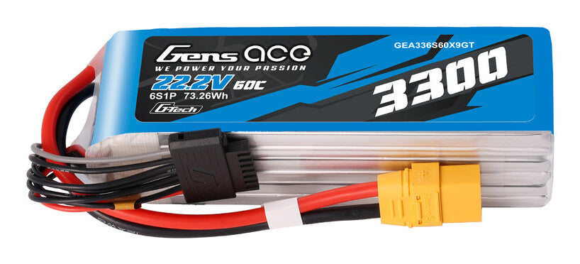 Akkumulator Lipo Gens Ace G-Tech 3300mAh 22.2V 60C 6S1P XT90