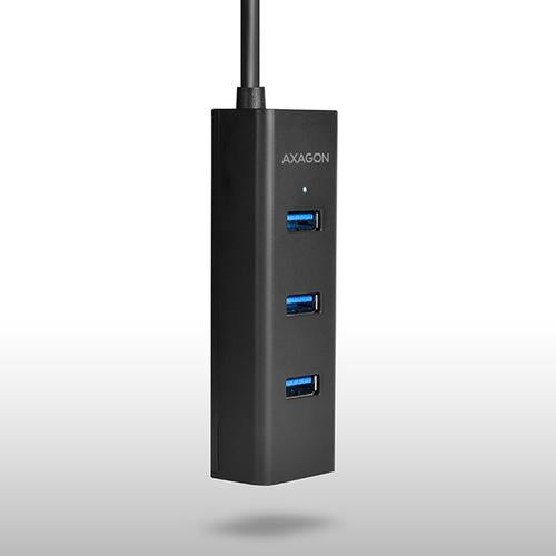 Axagon HUE-S2BL 4x USB 3.0 CHARGING hub w. 1.2m cable, power micro USB