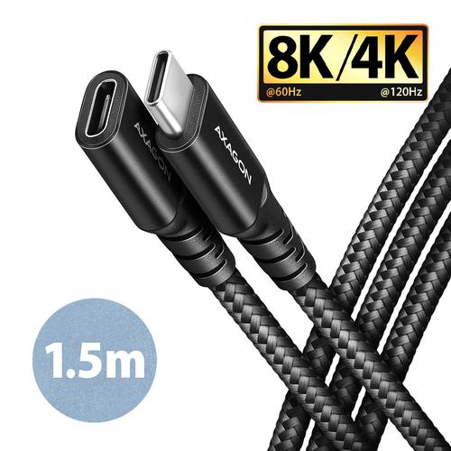 Axagon BUCM32-CF15AB SPEED+ USB-C <> USB 20Gbps extension cable 1.5 m
