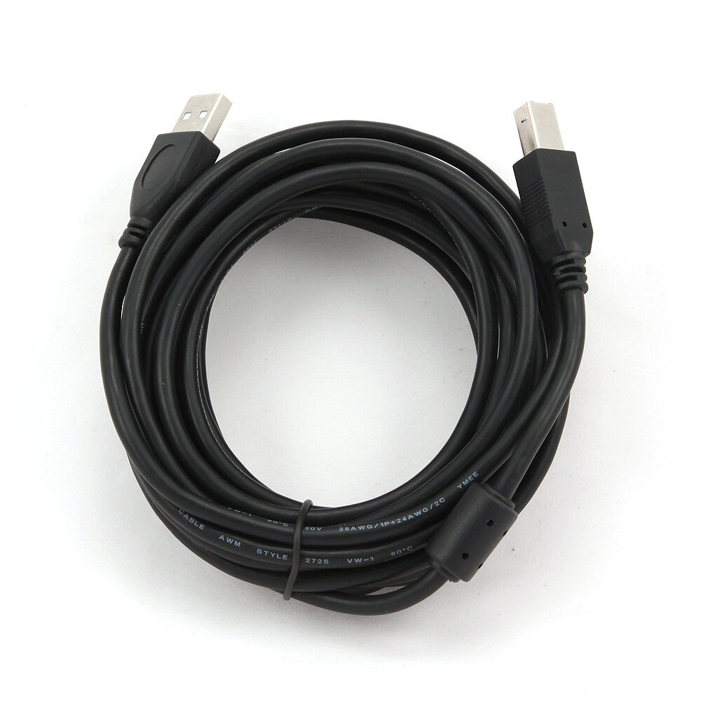 Gembird CCF-USB2-AMBM-15 USB-kabel USB 2.0 4,6 m USB A USB B Sort