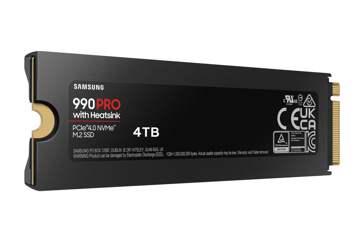 Samsung 990 PRO Solid state-drev MZ-V9P4T0CW 4TB M.2 PCI Express 4.0 x4 (NVMe)