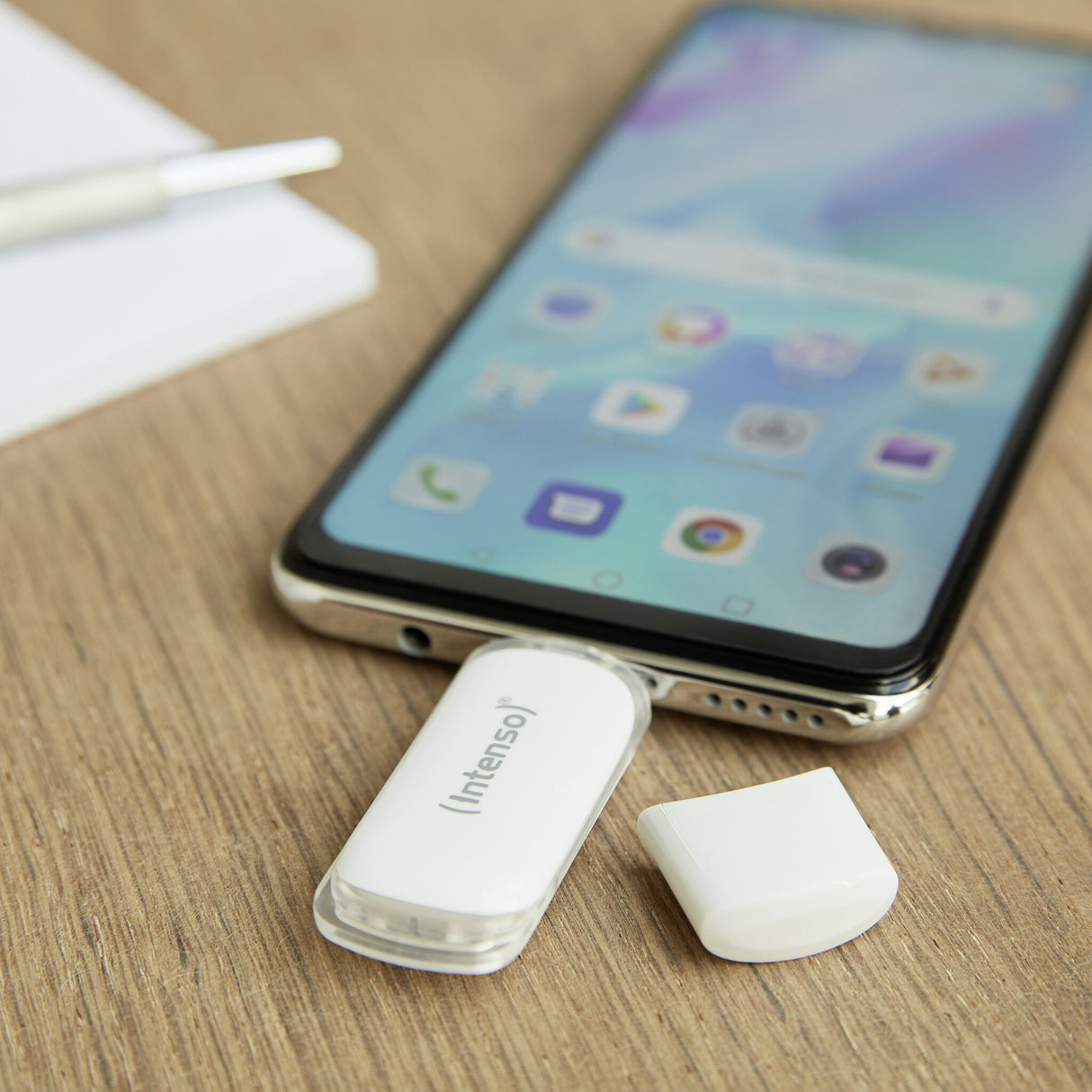 Intenso Flash Line USB-nøgle 32 GB USB Type-C 3.2 Gen 1 (3.1 Gen 1) Hvid