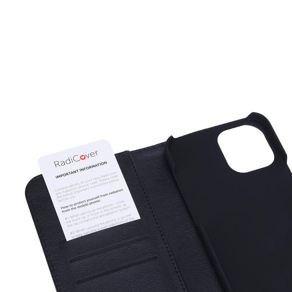 Radicover RAD243 mobiltelefon etui 17 cm (6.7") Tegnebogsetui Sort