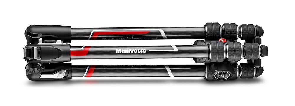 Manfrotto MKBFRTC4-BH kamerastativ Håndholdte videokameraer 3 ben Sort, Sølv