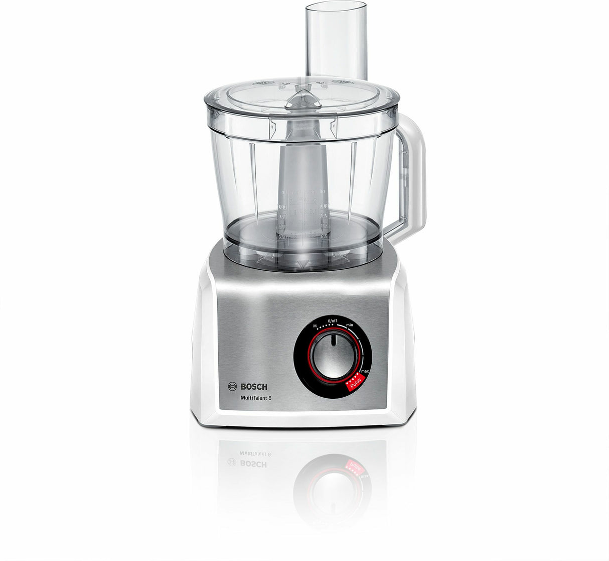 Bosch MultiTalent 8 MC812S814 Køkkenmaskine 3.9liter Børstet rustfrit stål/hvid