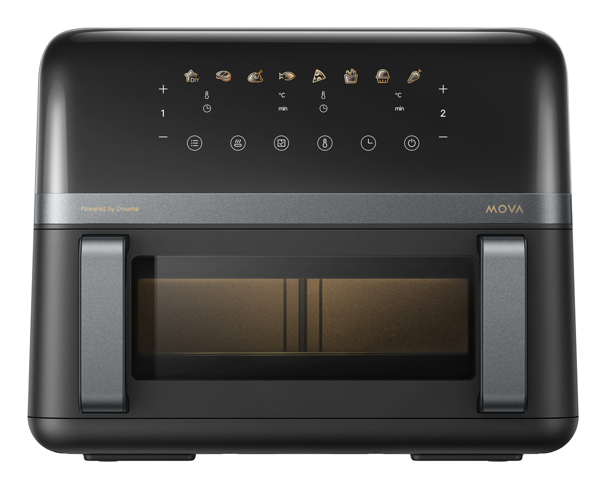MOVA FD20 PRO Dobbelt 9 L Enkeltstående 2700 W Varmluftsteger Sort