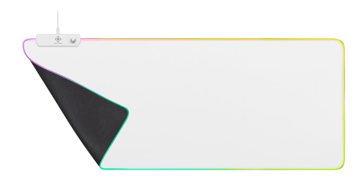 Deltaco Gaming GAM-079-W Whiteline WMP90 RGB Mousepad