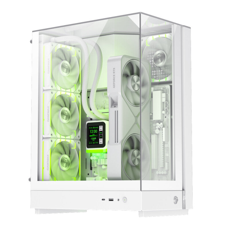GameMax T20 WH Midi Tower Hvid
