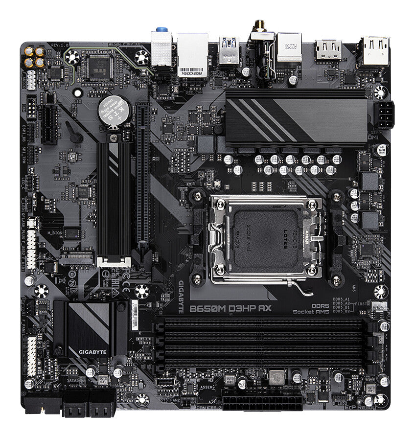 GIGABYTE B650M D3HP AX bundkort AMD B650 Sokkel AM5 micro ATX