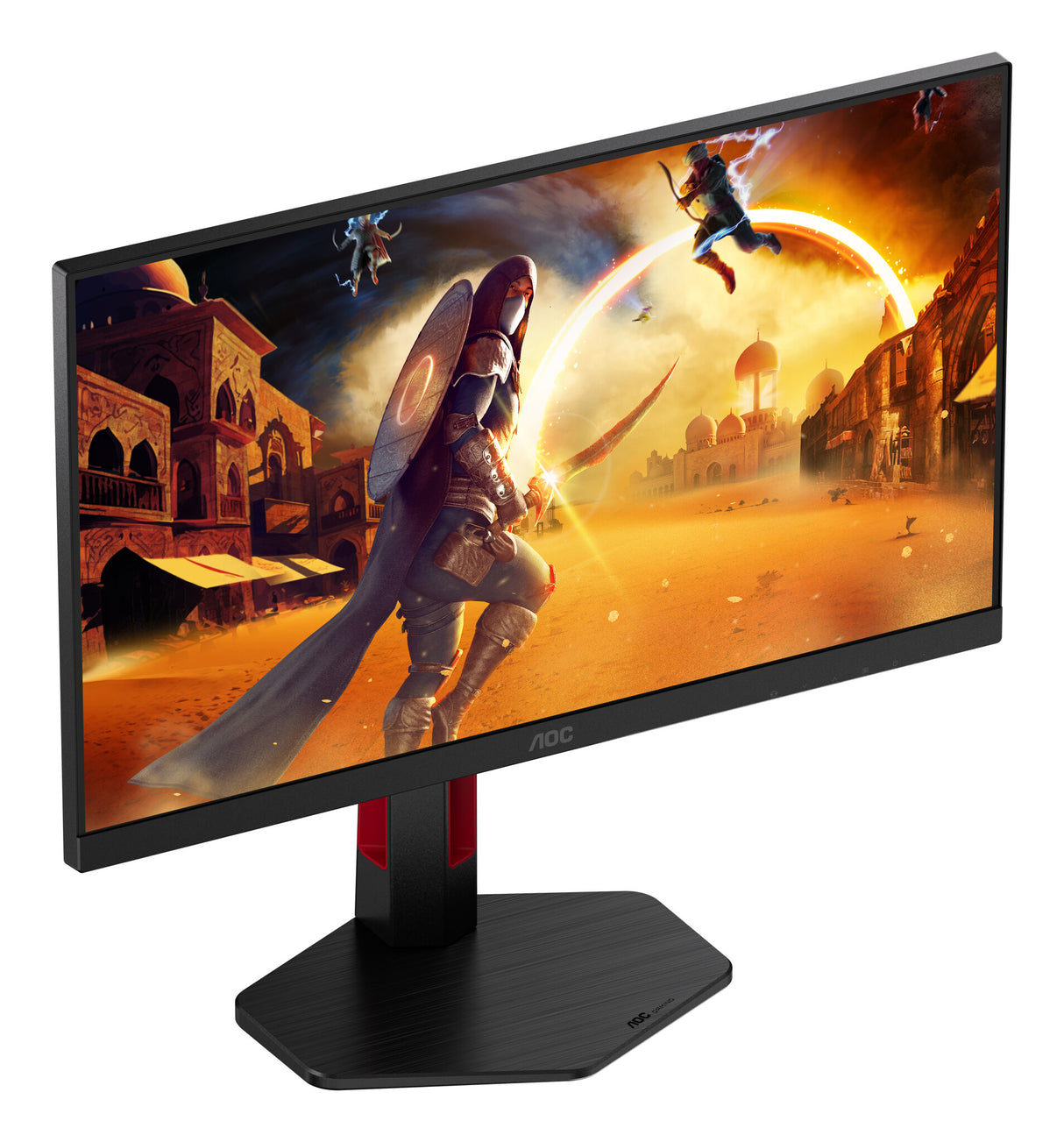AOC G4 24G4ZR computerskærm 60,5 cm (23.8") 1920 x 1080 pixel Fuld HD LED Sort, Rød