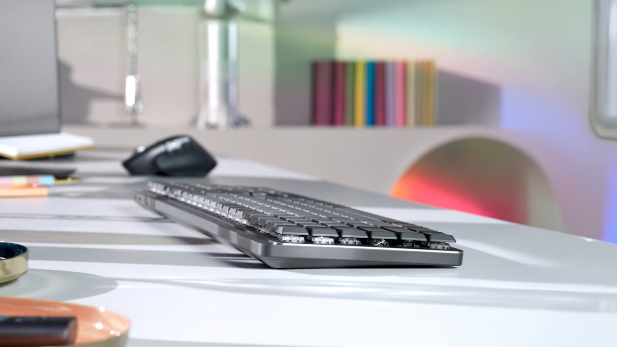 Logitech 920-010753 tastatur Kontor RF trådløs + Bluetooth QWERTY Nordisk Grafit