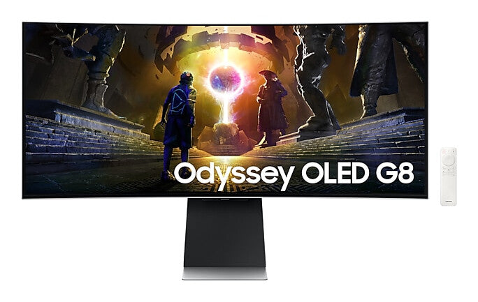 Samsung Odyssey OLED G8 S34DG850SU 34 3440 x 1440 (UltraWide) HDMI DisplayPort 175Hz Pivot Skærm