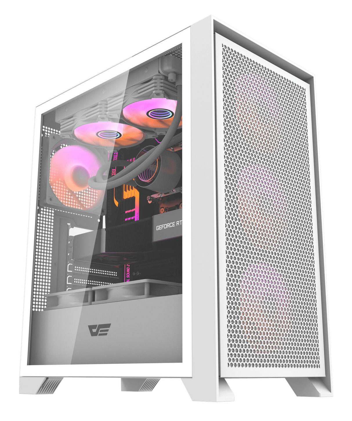 darkFlash DRX70 Mesh Midi Tower Hvid