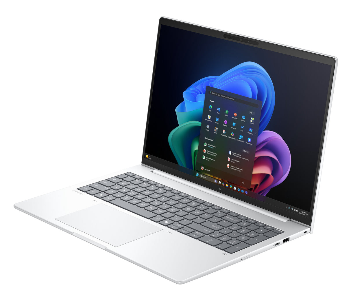 HP EliteBook 8 G1i Next Gen AI Copilot+ PC Intel Core Ultra 7 258V Laptop 40,6 cm (16") WUXGA 32 GB LPDDR5x-SDRAM 512 GB SSD Wi-Fi 7 (802.11be) Windows 11 Pro Sølv
