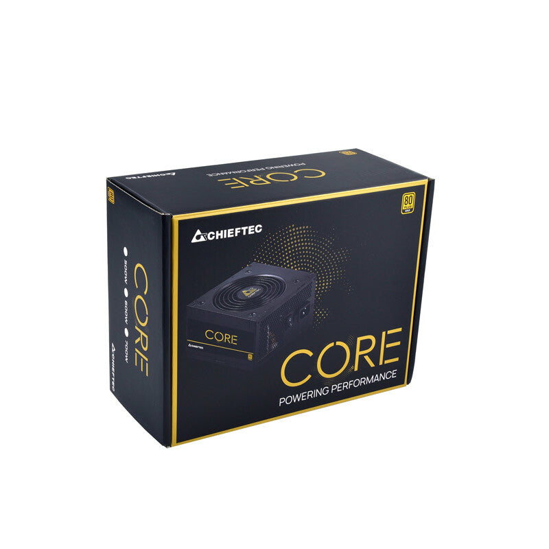 Chieftec Core BBS-700S enhed til strømforsyning 700 W 24-pin ATX PS/2 Sort