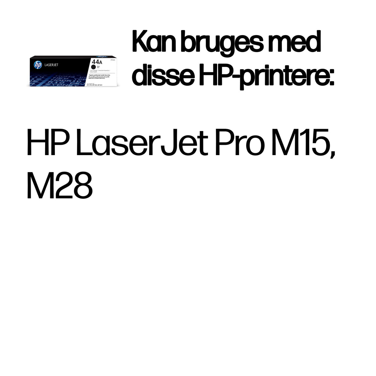 HP 44A Sort 1000 sider Toner CF244A