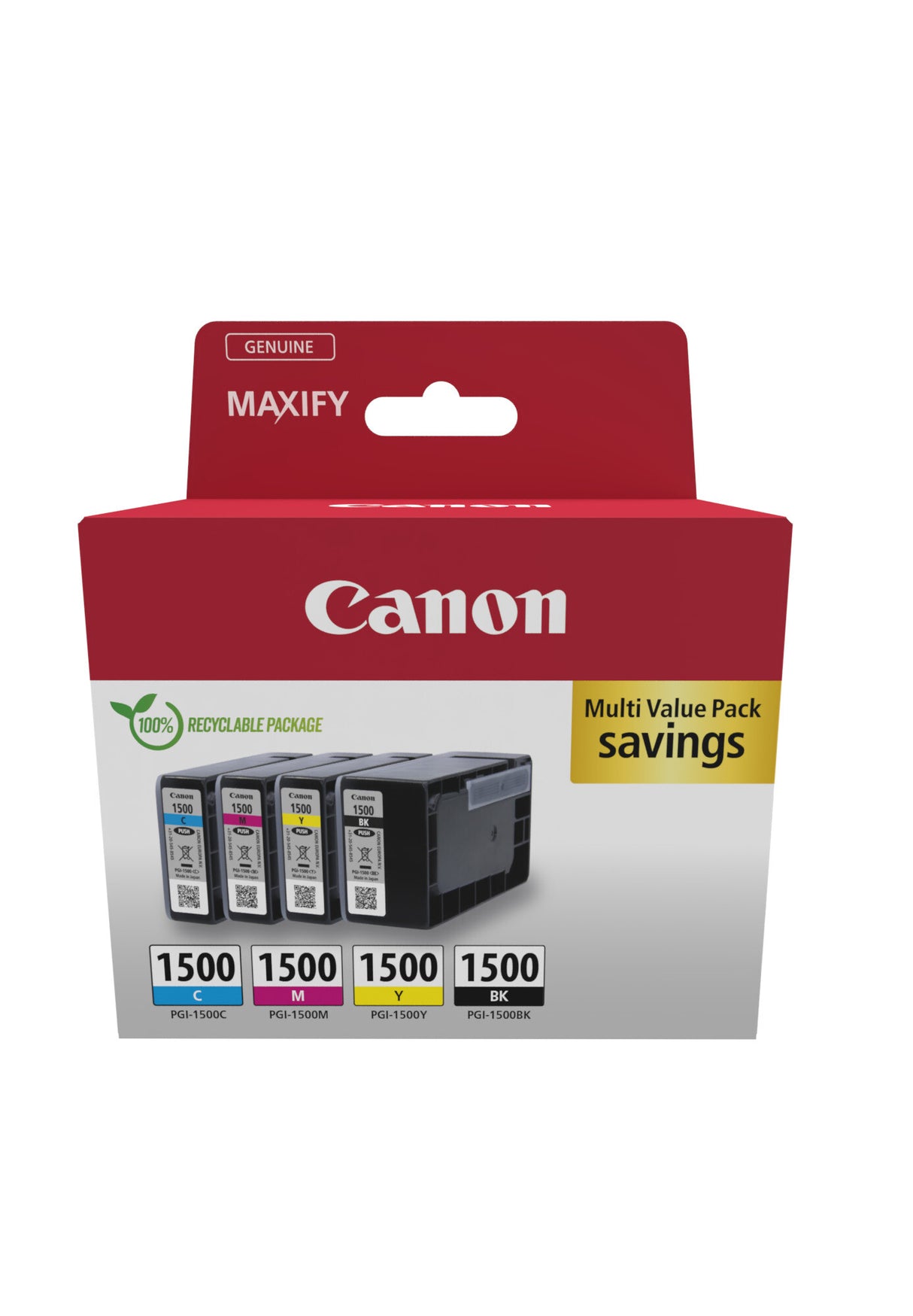 Canon 9218B006 blækpatron 4 stk Original Sort, Blå, Magenta, Gul