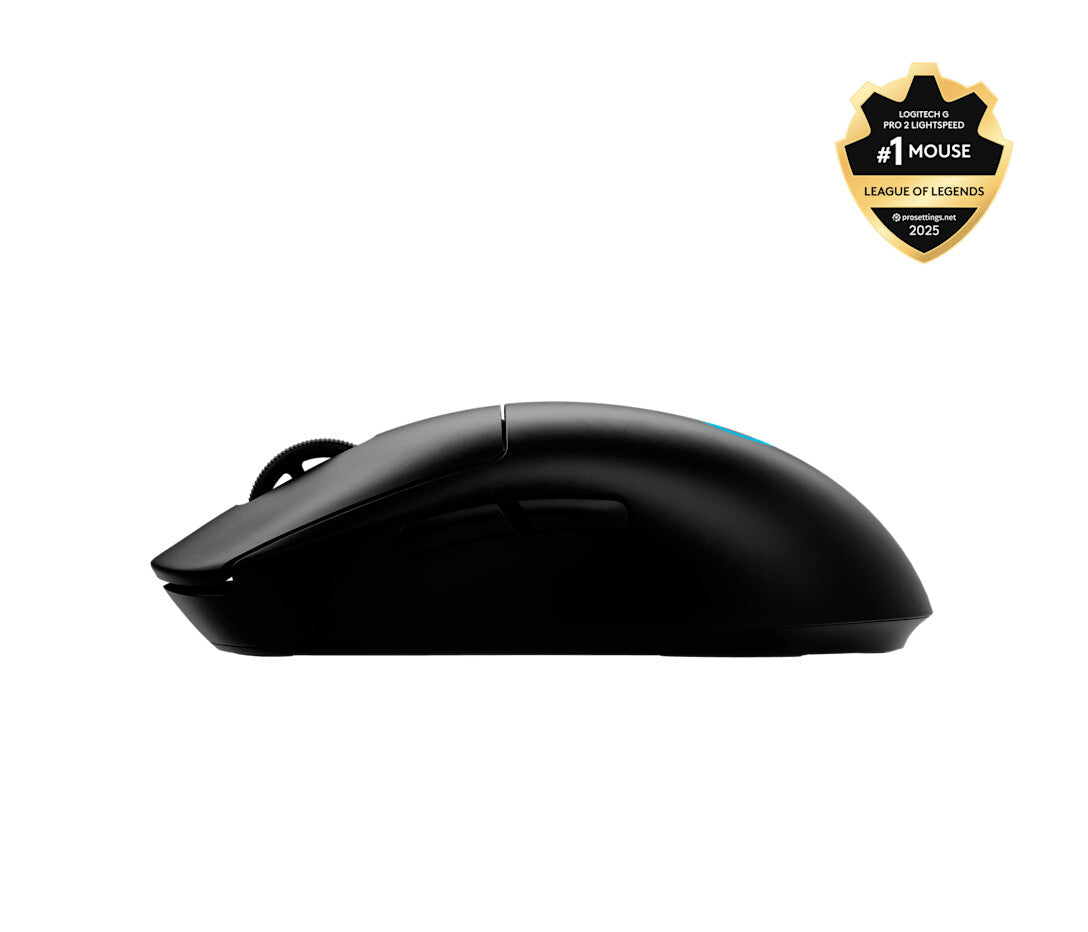Logitech G PRO 2 LIGHTSPEED mus Spil Ambidextrous RF trådløst Optisk 32000 dpi