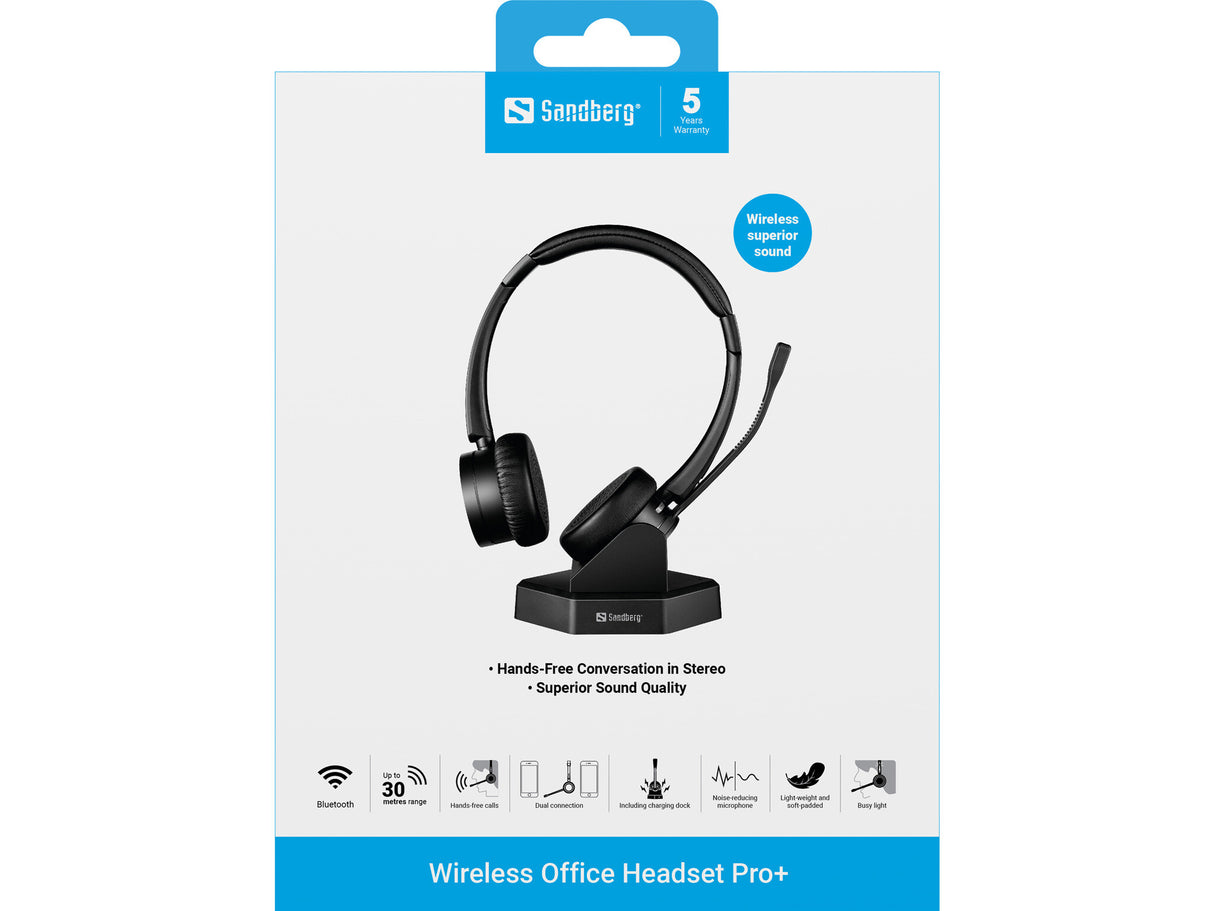 Sandberg Bluetooth Office Headset Pro+