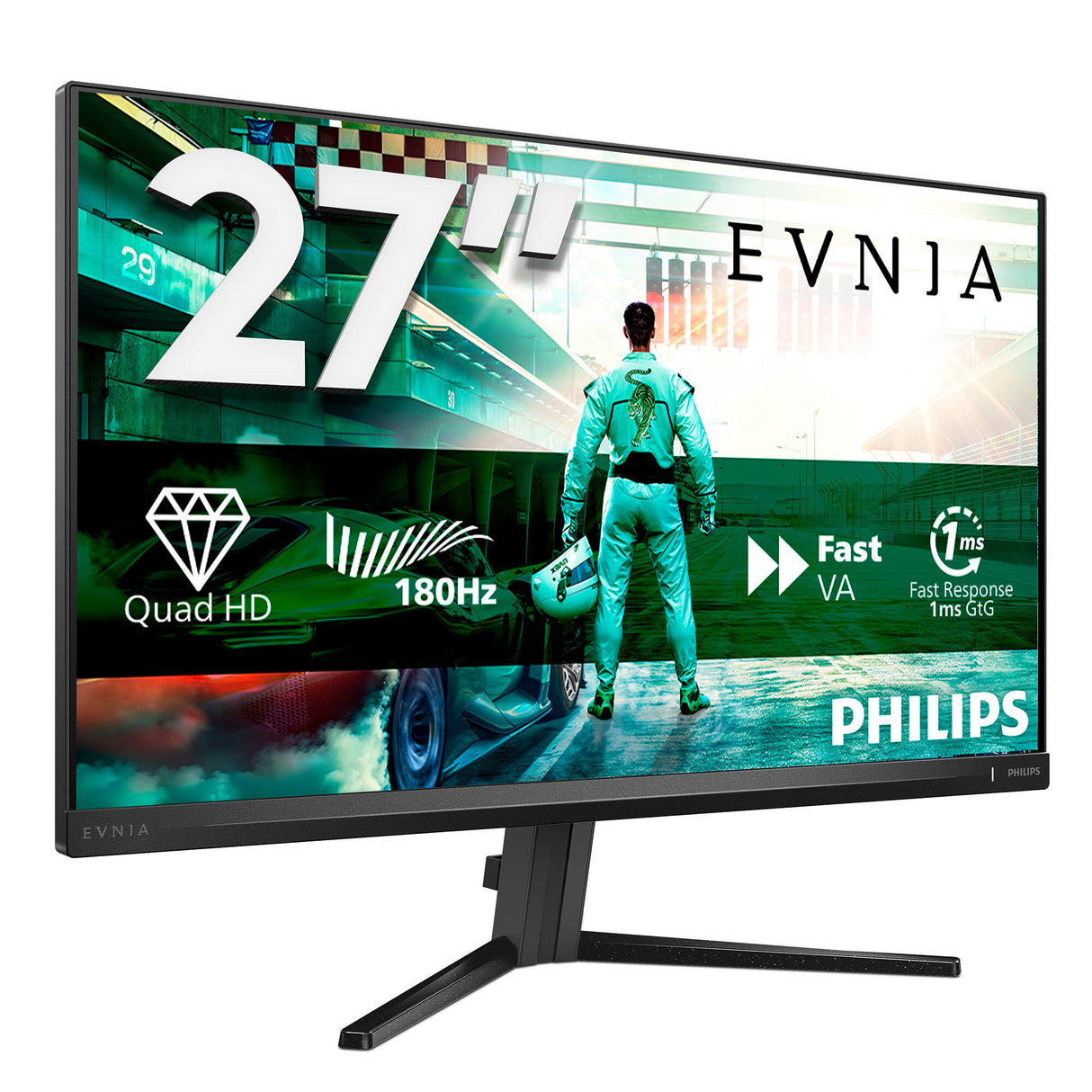 Philips Evnia 27M2N3500NL/00 computerskærm 68,6 cm (27") 2560 x 1440 pixel Quad HD LCD Sort