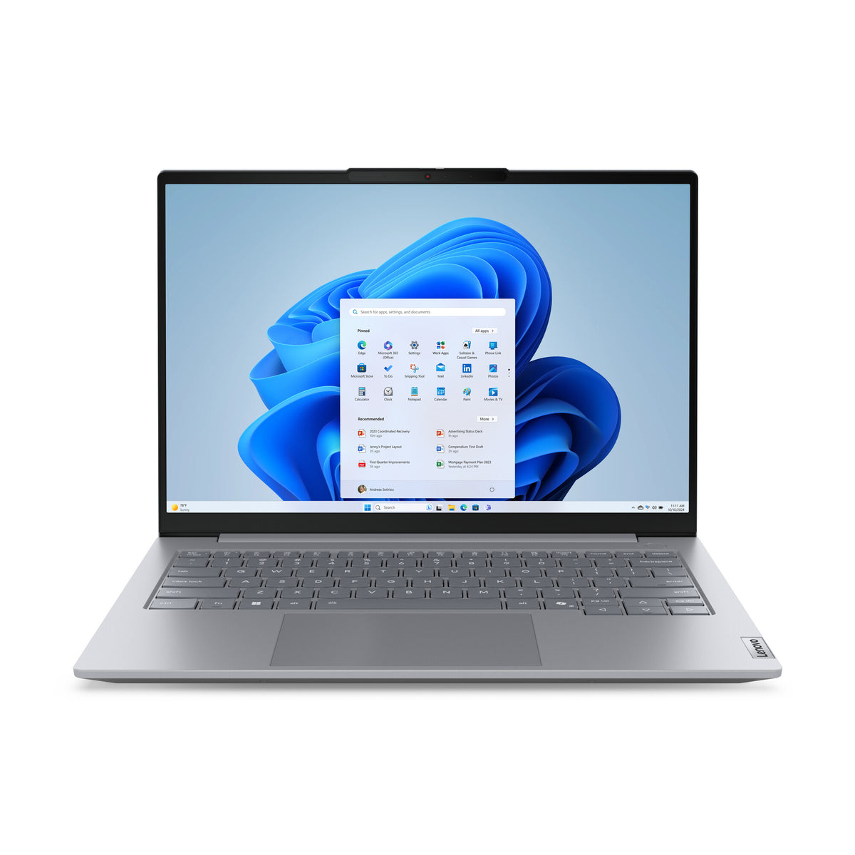Lenovo ThinkBook 14 G8 IRL Intel Core 5 210H Laptop 35,6 cm (14") WUXGA 16 GB DDR5-SDRAM 512 GB SSD Wi-Fi 6E (802.11ax) Windows 11 Pro Grå Engelsk