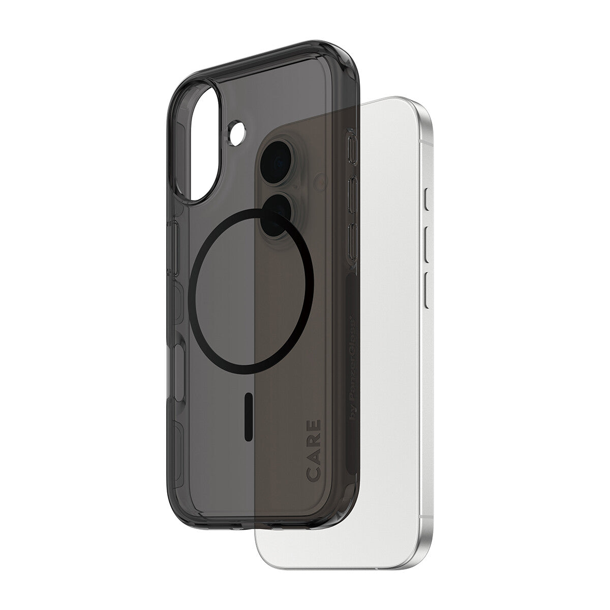 PanzerGlass CARE™ by ® Smokey Case m. Sort MagSafe iPhone 17