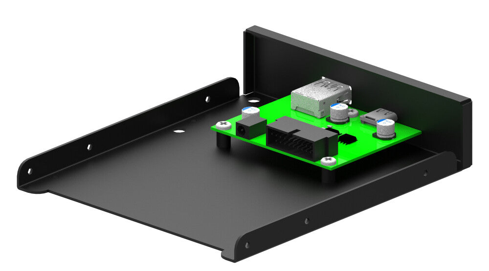 Gembird FDI3-U3C-01 kortlæser USB Intern Sort