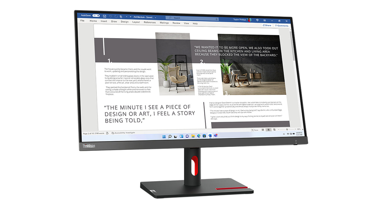 Lenovo ThinkVision S27i-30 computerskærm 68,6 cm (27") 1920 x 1080 pixel Fuld HD LED Grå