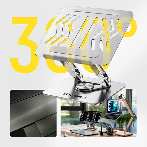 Wozinsky WRS-CPY84SS Stander til laptop og tablet Sølv 43,9 cm (17.3")