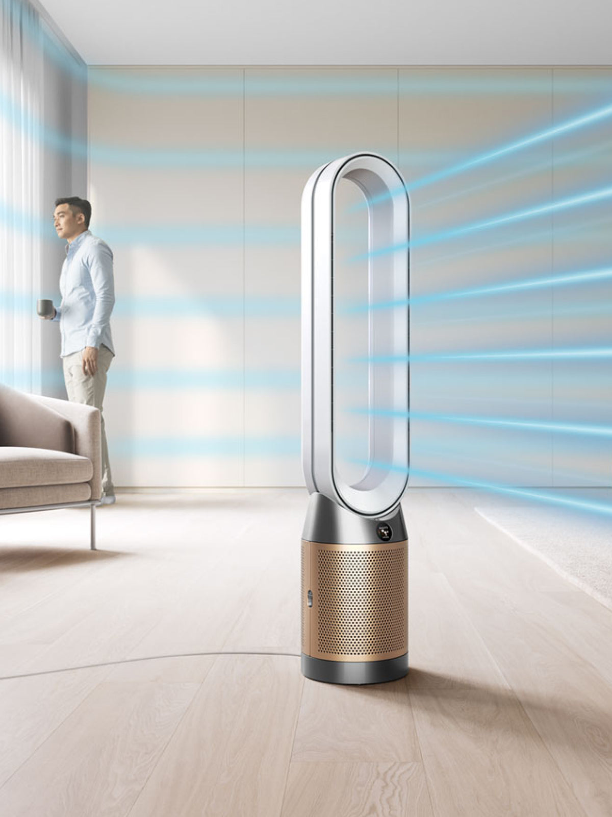 Dyson Purifier Cool PC2 De-NOx Guld