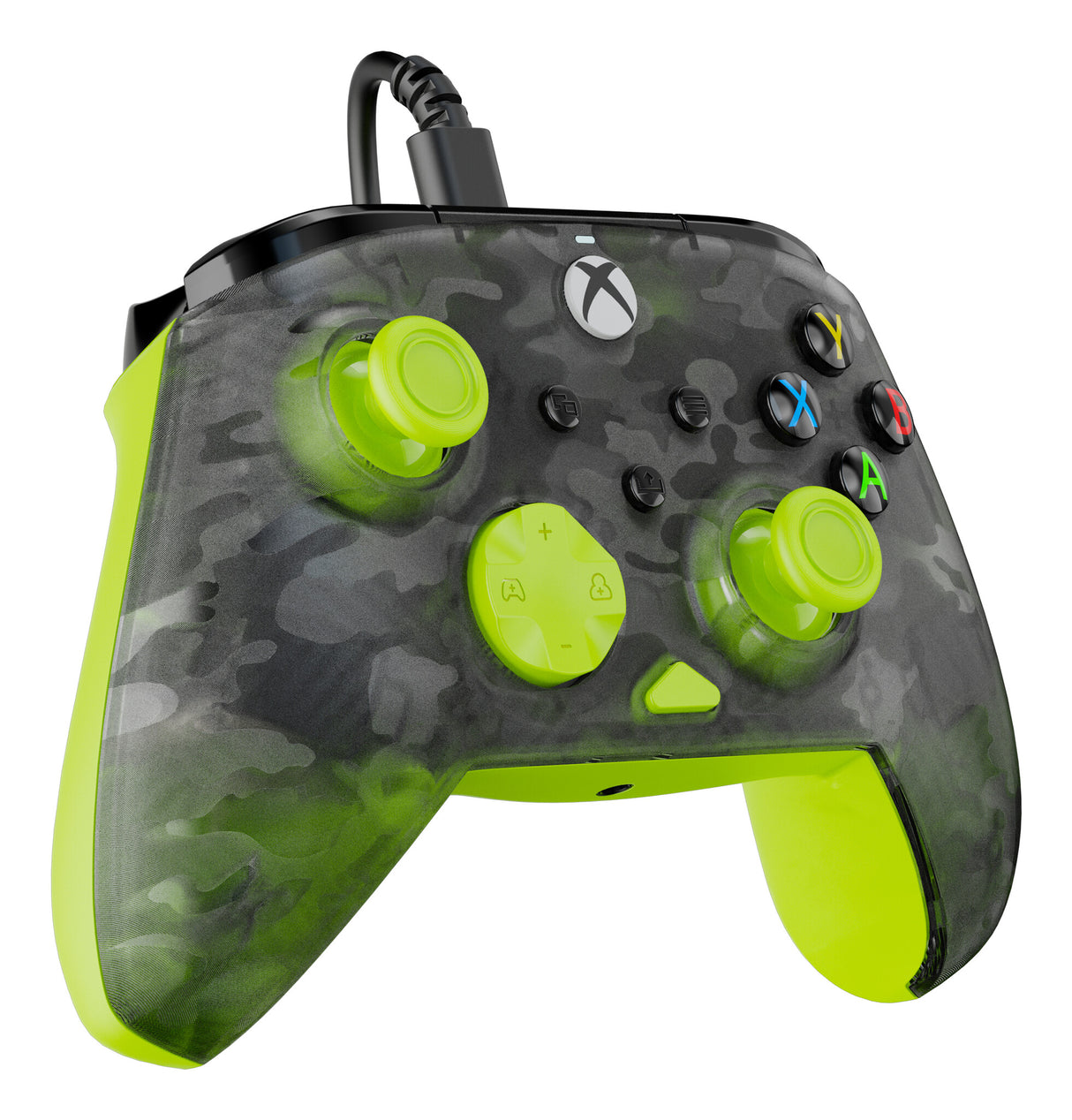 Turtle Beach Rematch Core Sort, Grå, Gul USB Gamepad PC, Xbox, Xbox One, Xbox Series S, Xbox Series X