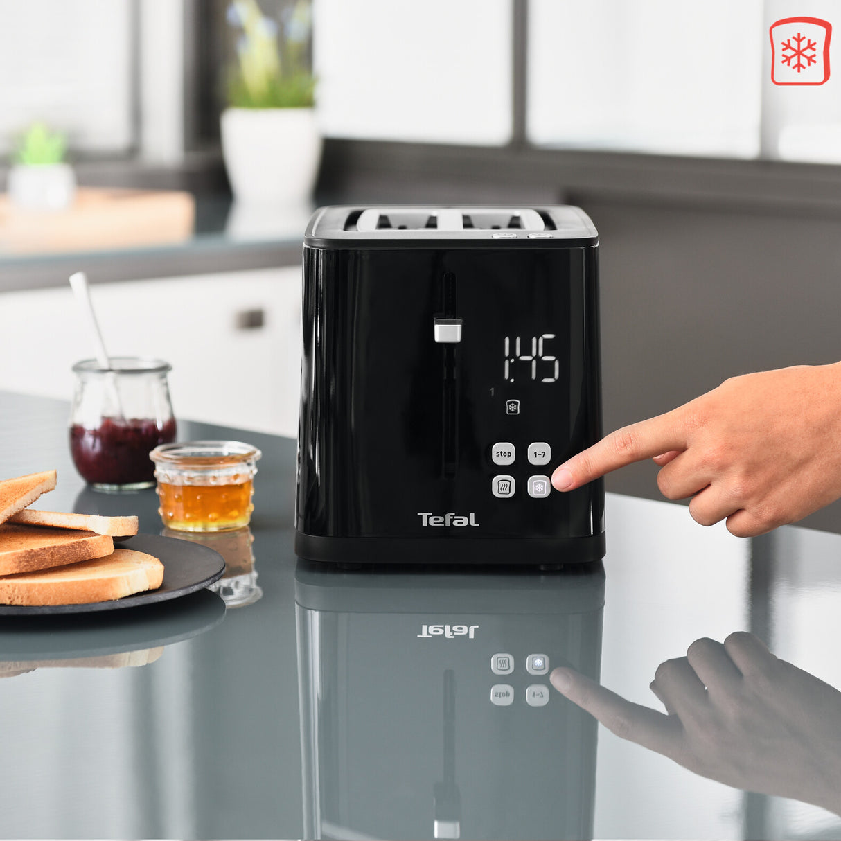 Tefal TT6408 7 2 skive(r) 850 W Sort