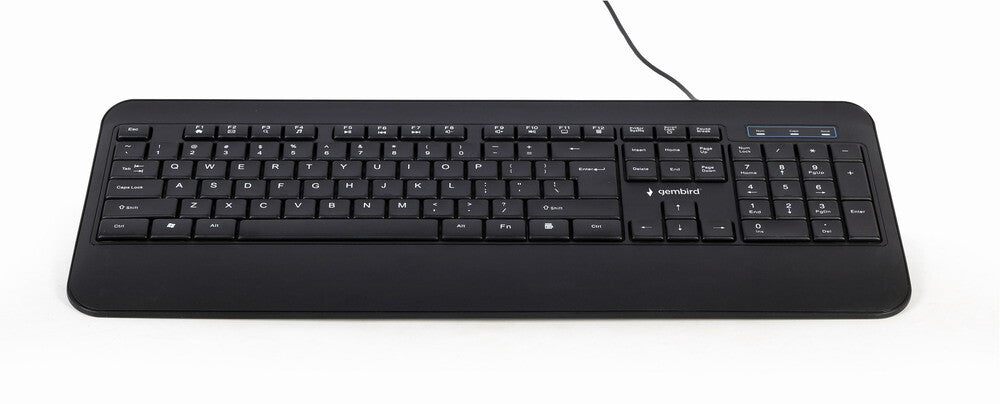 Gembird KB-UML-03 tastatur Spil USB QWERTY US engelsk Sort