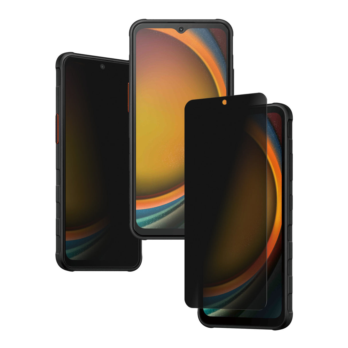 PanzerGlass ® 2-Way Privacy Skærmbeskyttelse Samsung Galaxy Xcover7 Pro | Xcover7 | Xcover6 Pro | Ultra-Wide Fit