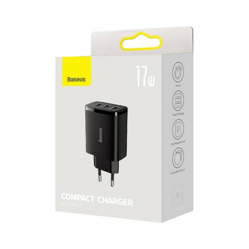 Baseus CCXJ020101 mobile device charger Universal Black AC Indoor