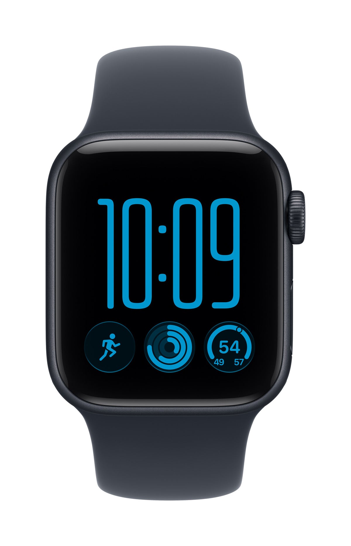 *Apple Watch SE 3 GPS + Cellular 40mm Midnight Aluminium Case with Navy Blue Sport Band - S/M