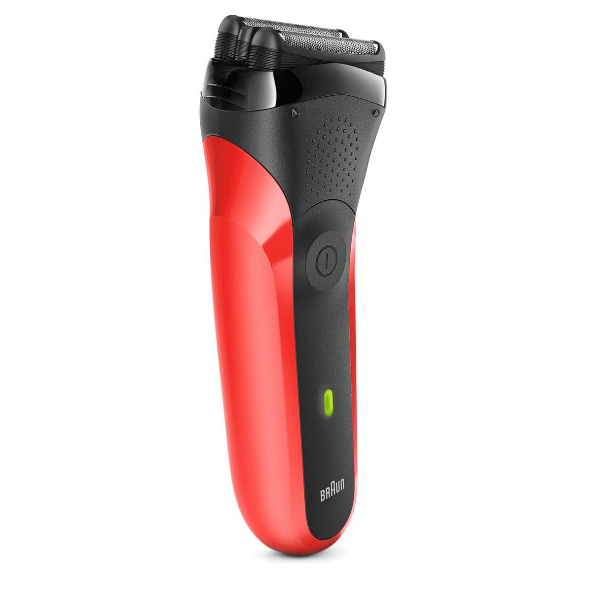 Braun Series 3 300s Folie shaver Trimmer Sort, Rød